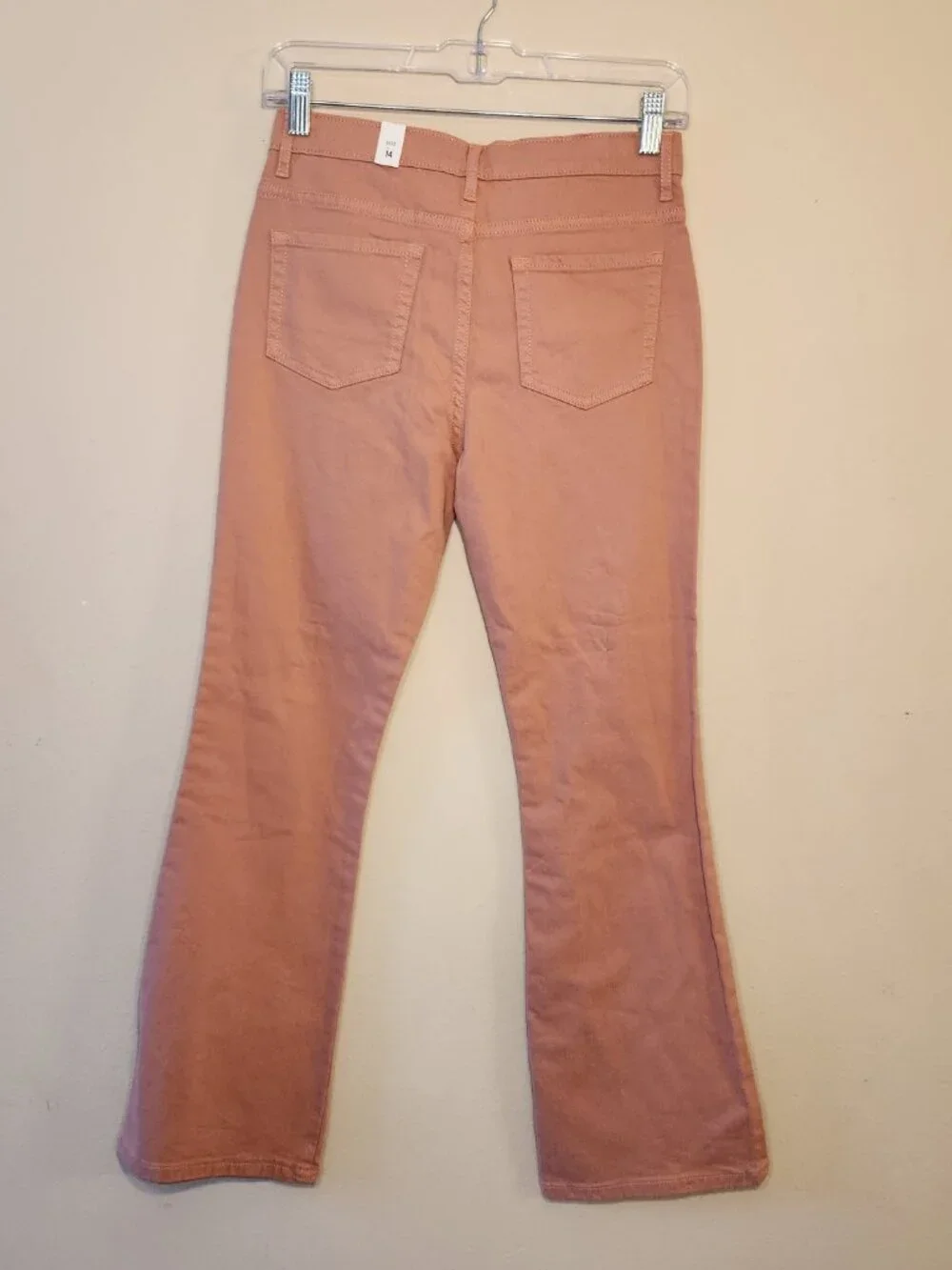 Children's Place Flare Jeans coral colored NWT Size 14